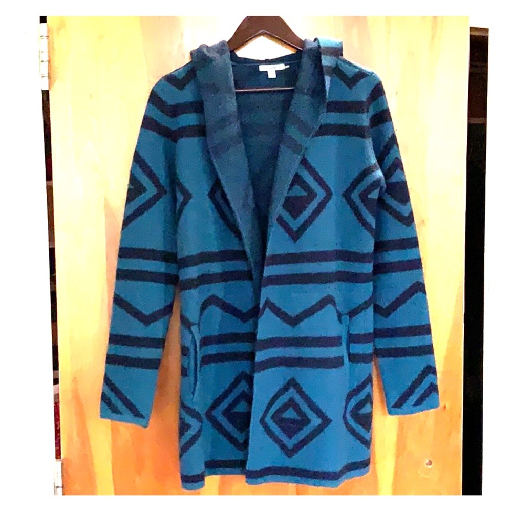 Hooded Sweater Coat